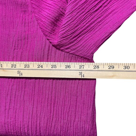 NWT Soft Surroundings Oceo Gauze Tunic Top Size 3X Fiery Fuchsia Pink - Picture 14 of 16